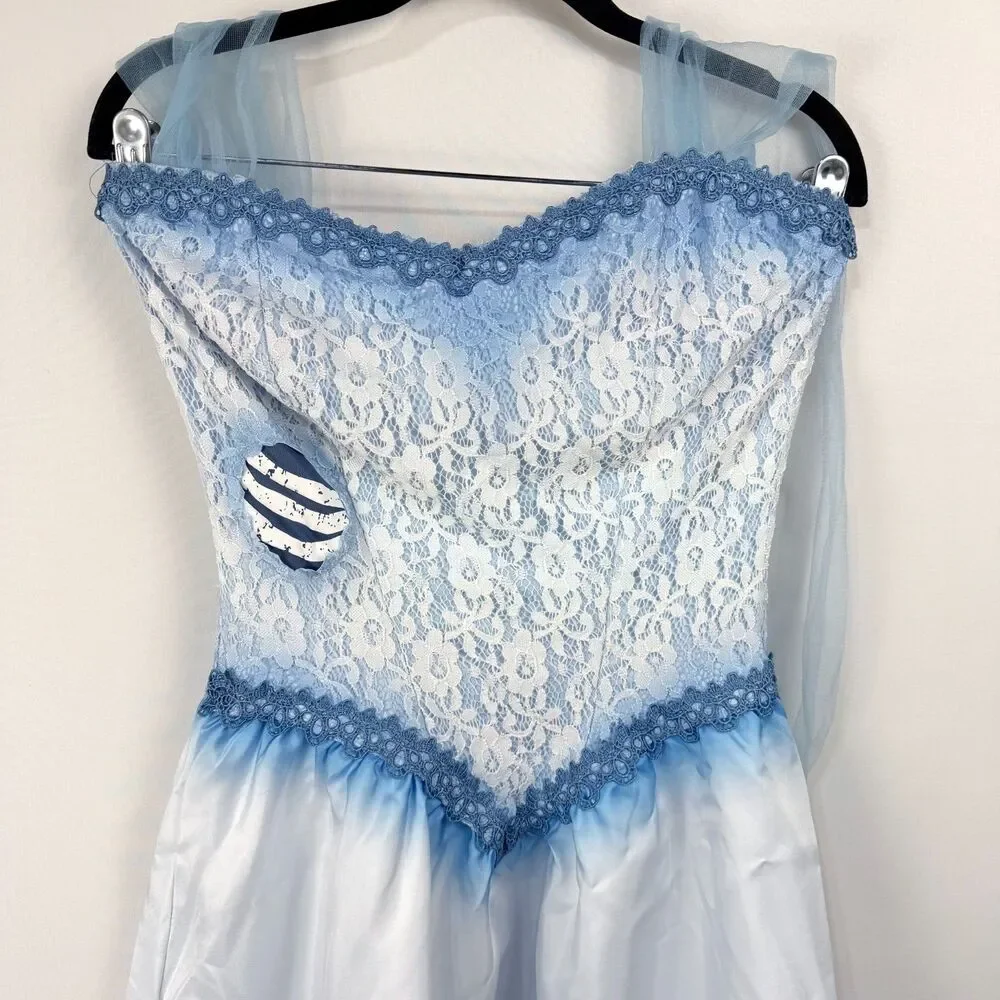 Tim Burton Emily The Corpse Bride Halloween Adult Costume Dress Adult Size M